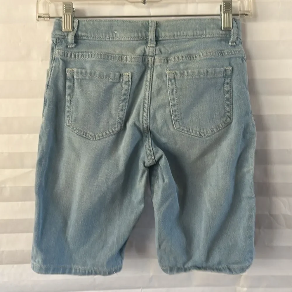 The Children’s Place Girls Skimmer Shorts Size 10 Distressed Light Blue Denim